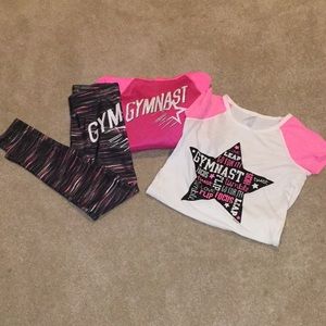Justice gymnast 3 piece set